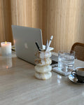 Mini Bubble Vase White Onyx