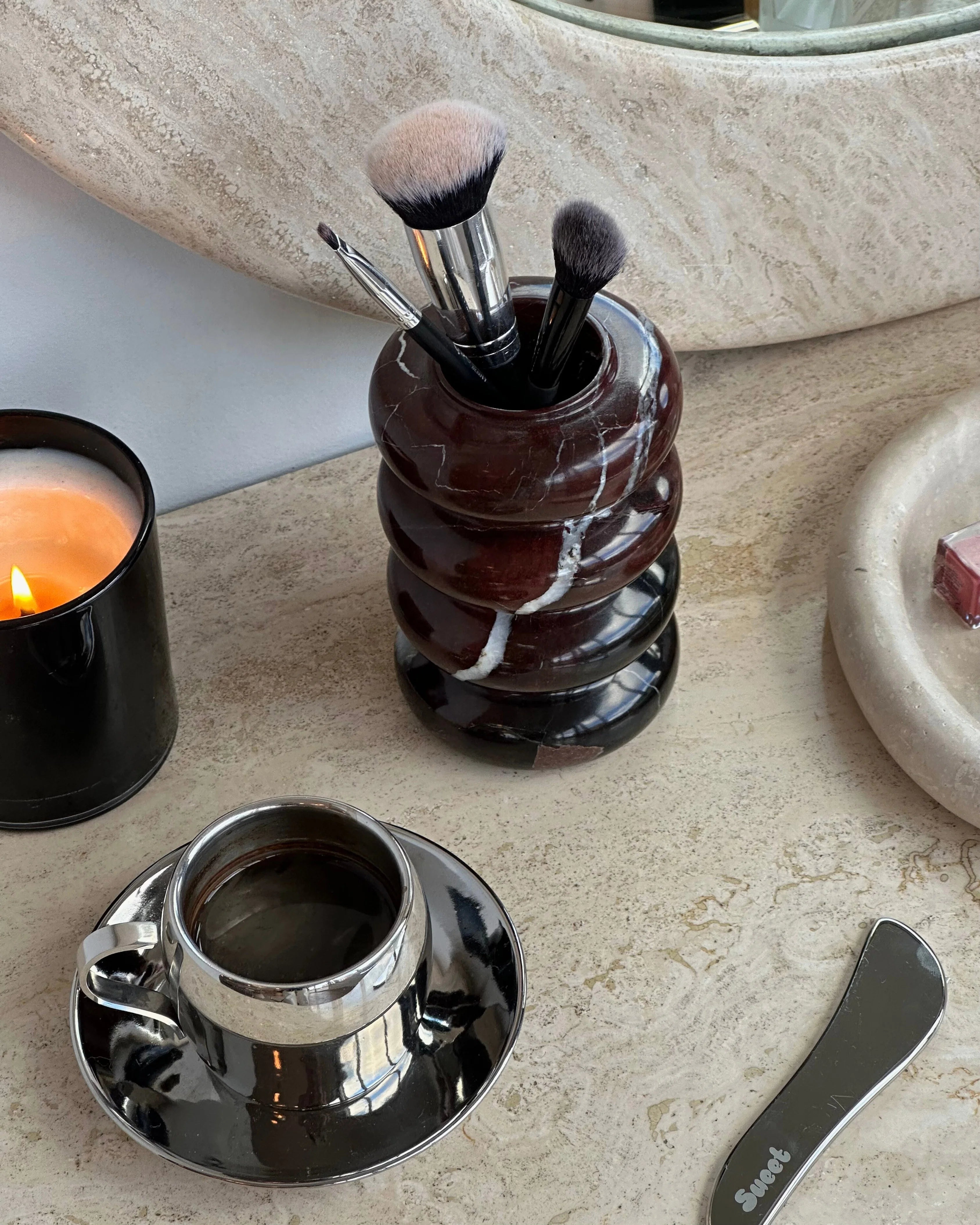 The Mini Bubble Vase Rosso Levanto