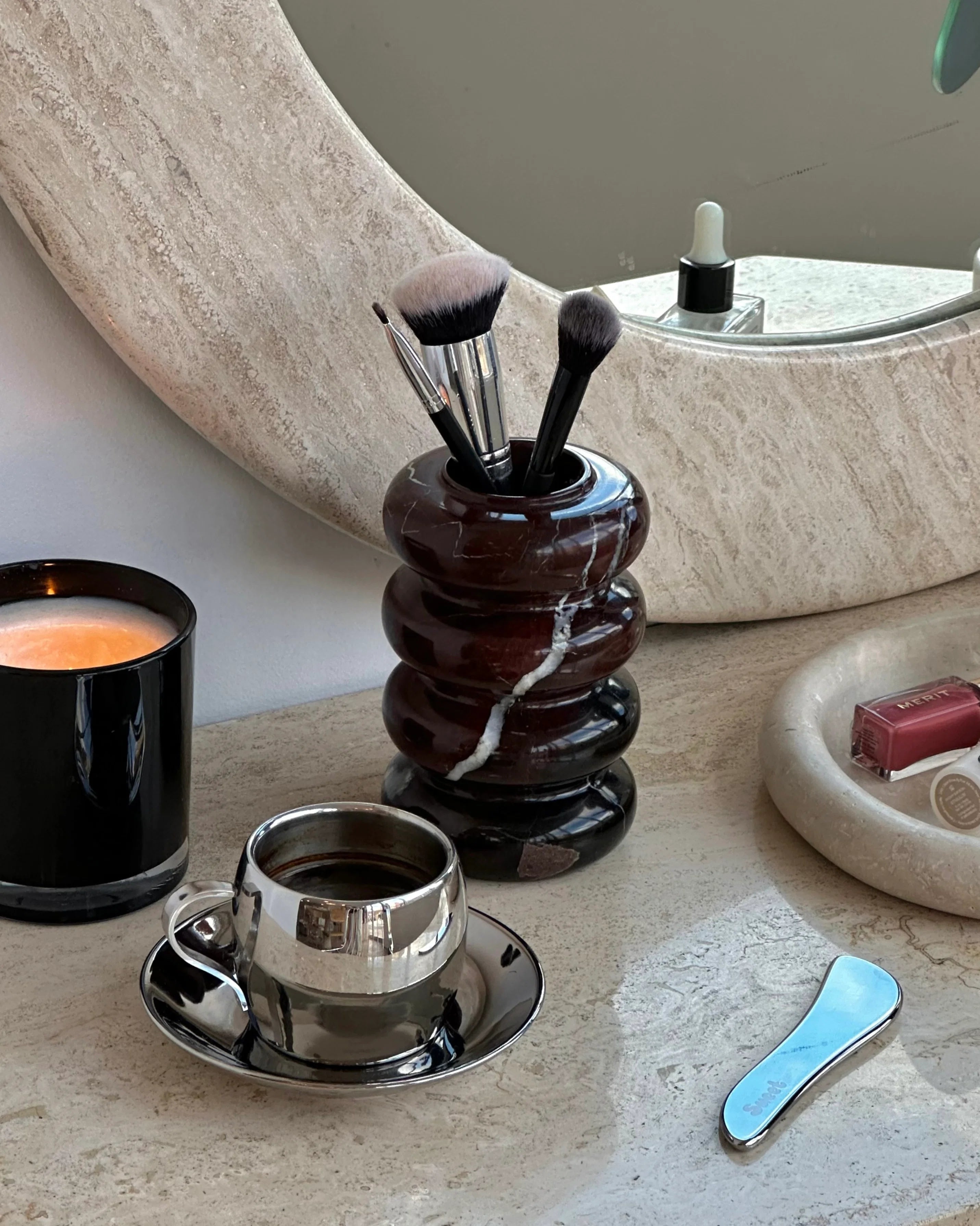 The Mini Bubble Vase Rosso Levanto