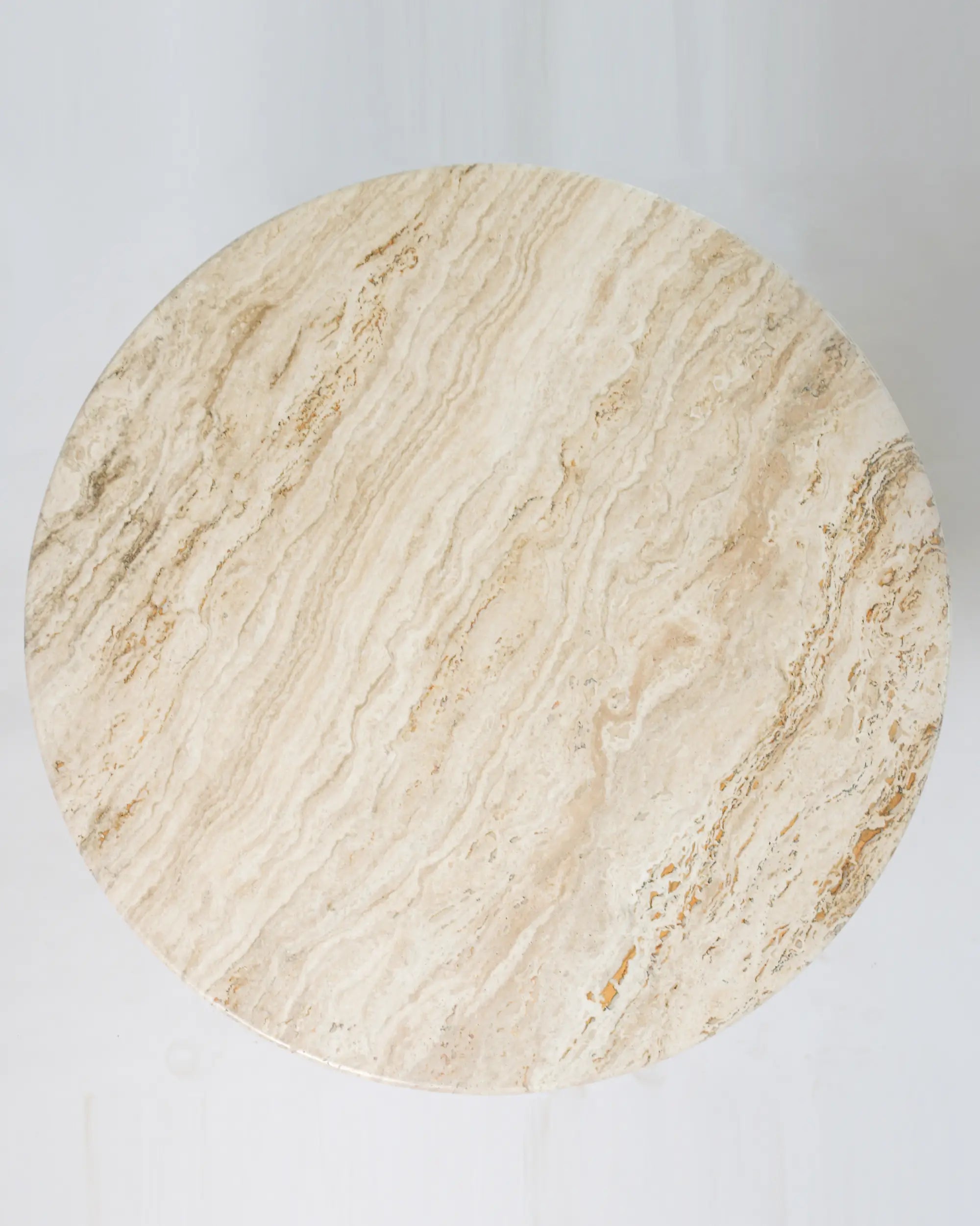 Crux Coffee Table In Cream Travertine