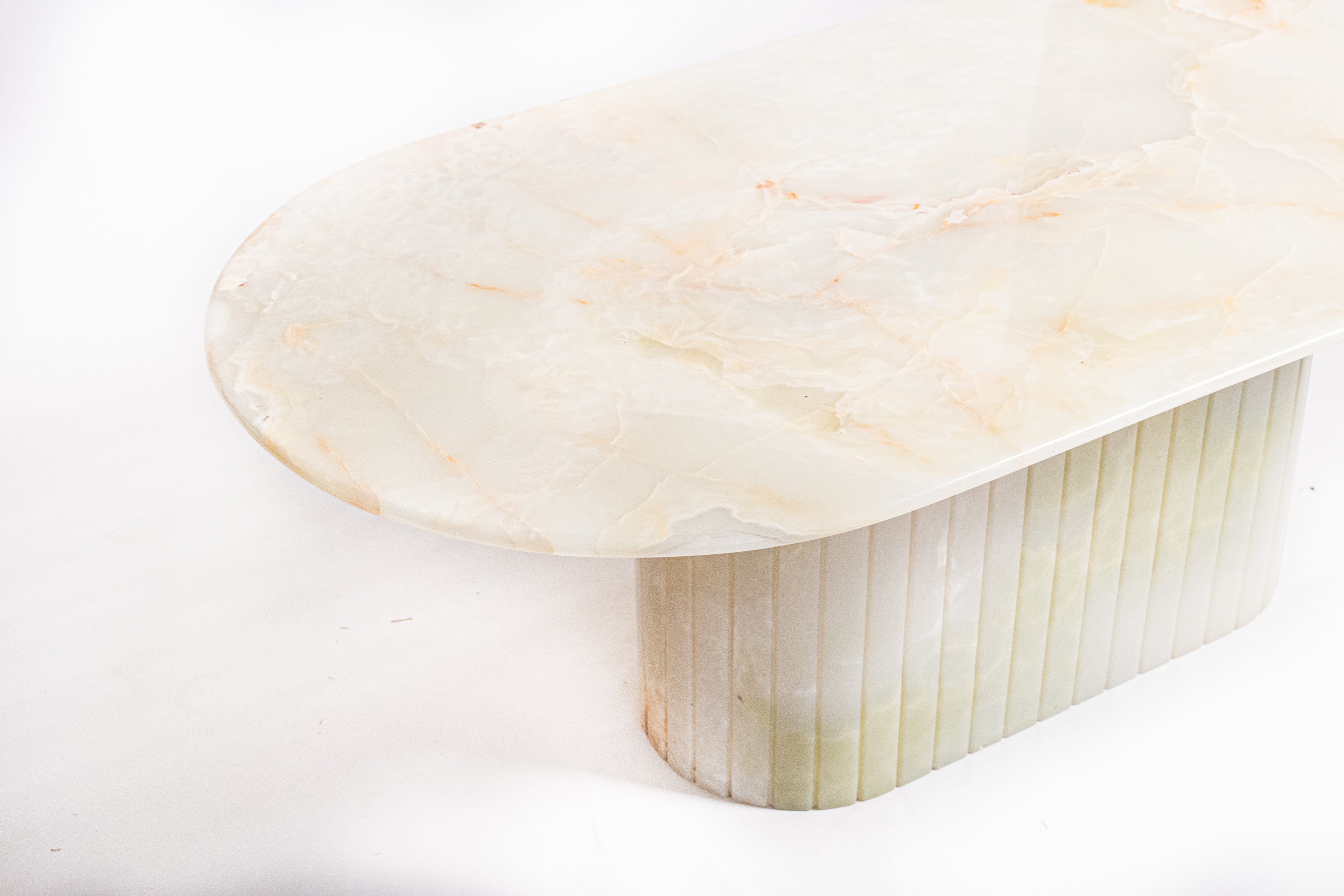 Reed Coffee Table In Green Onyx
