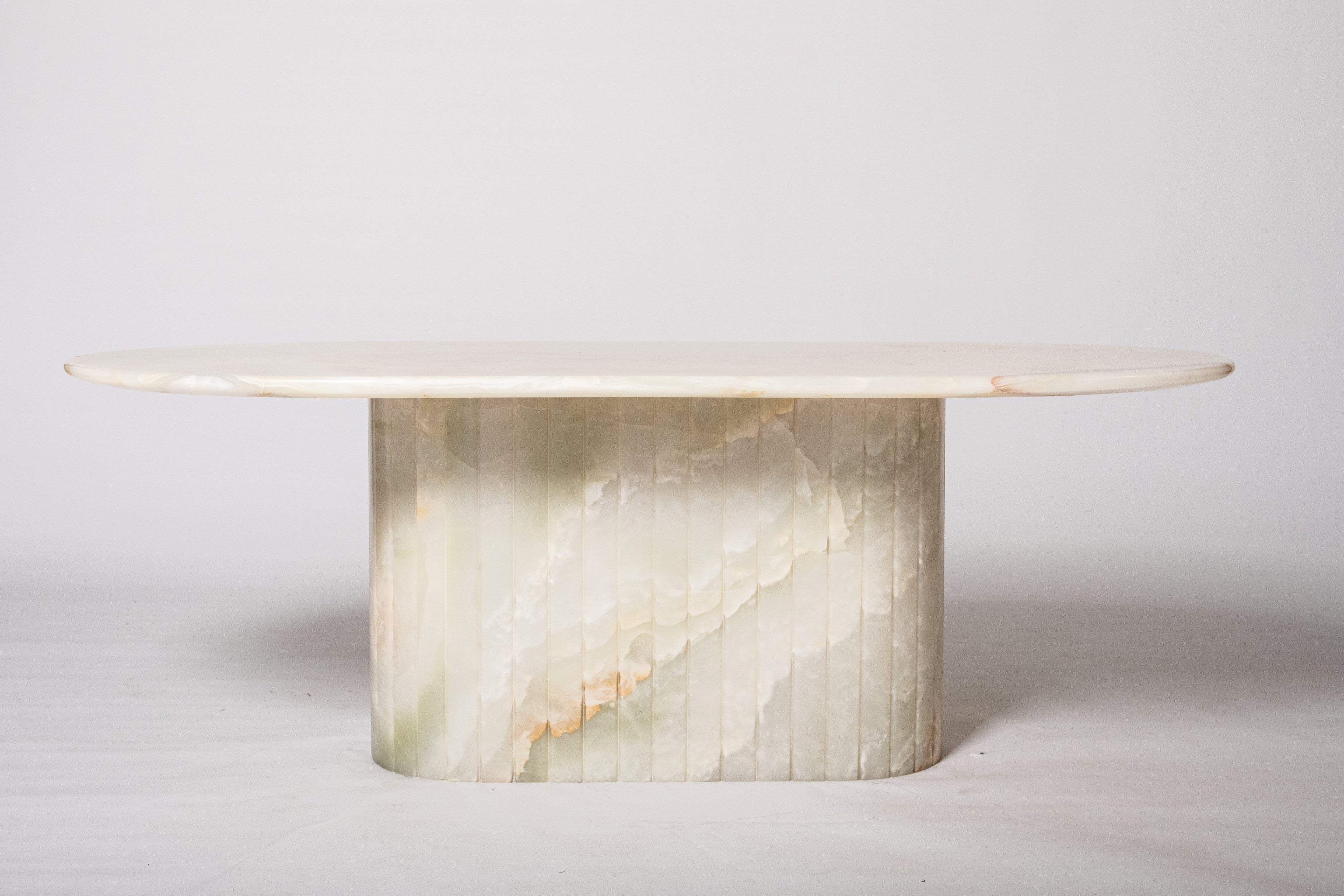 Reed Coffee Table In Green Onyx
