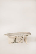 Organic Coffee Table In Calacatta