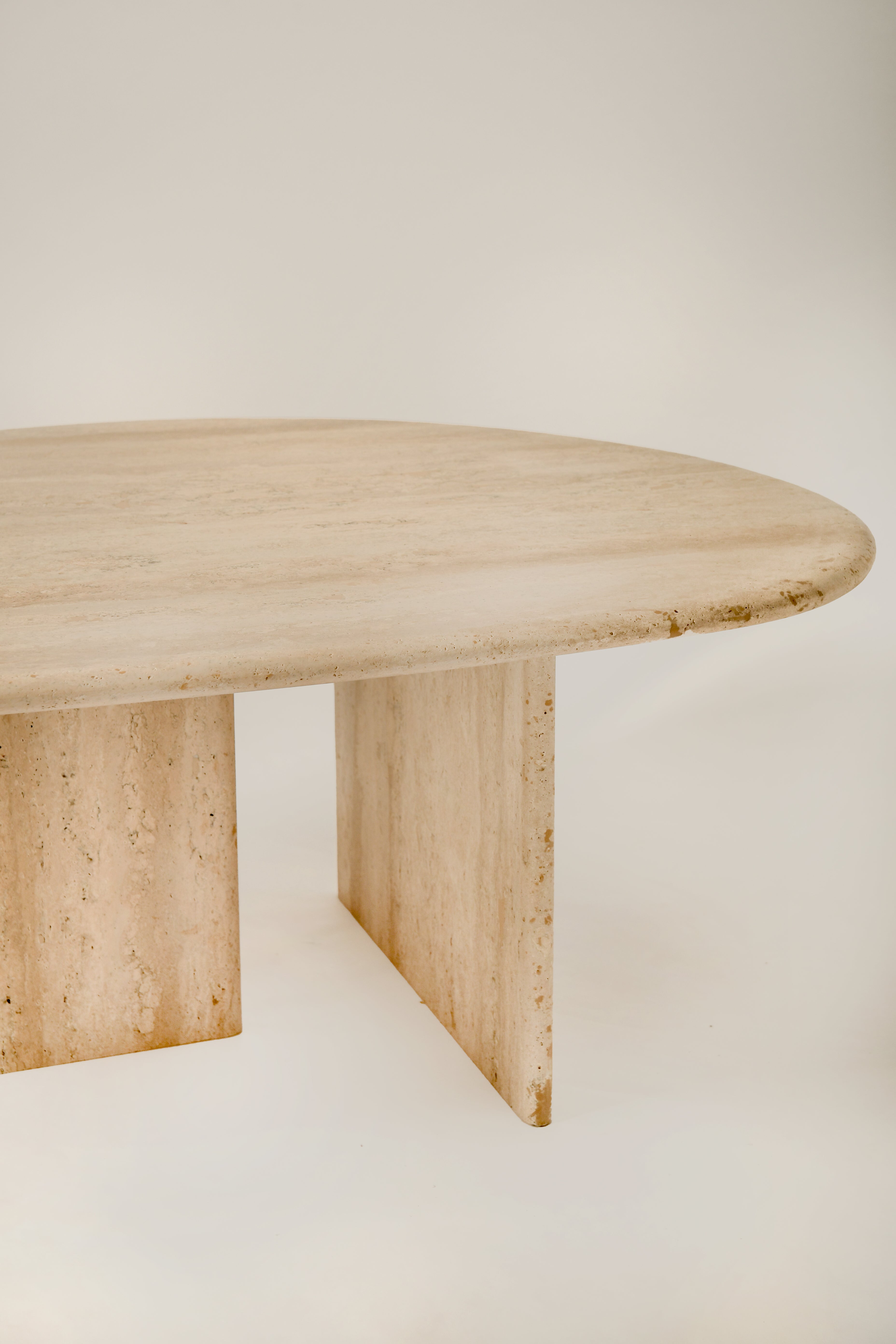 Organic Coffee Table In Beige Trav