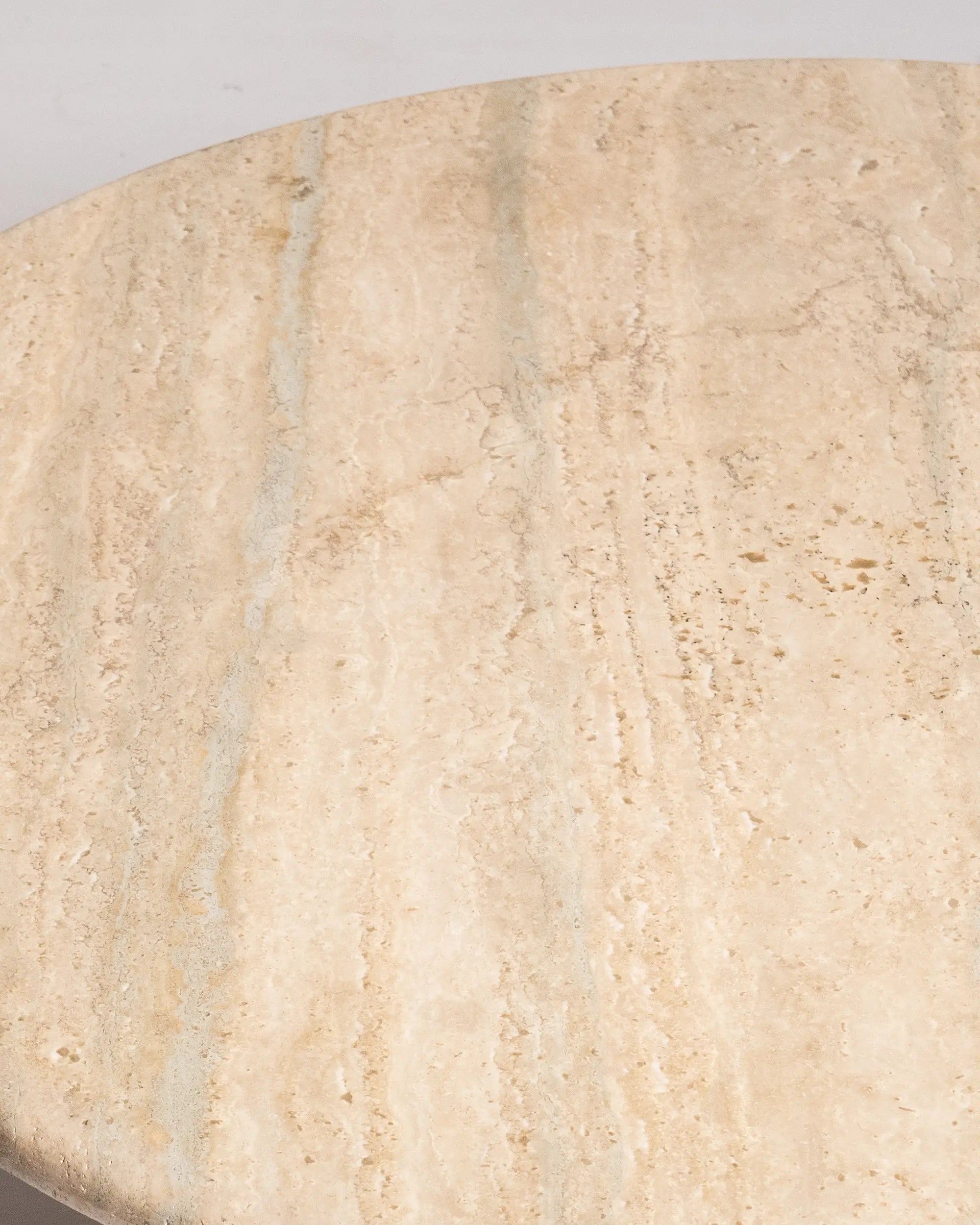 Monolith Coffee Table In Beige Travertine