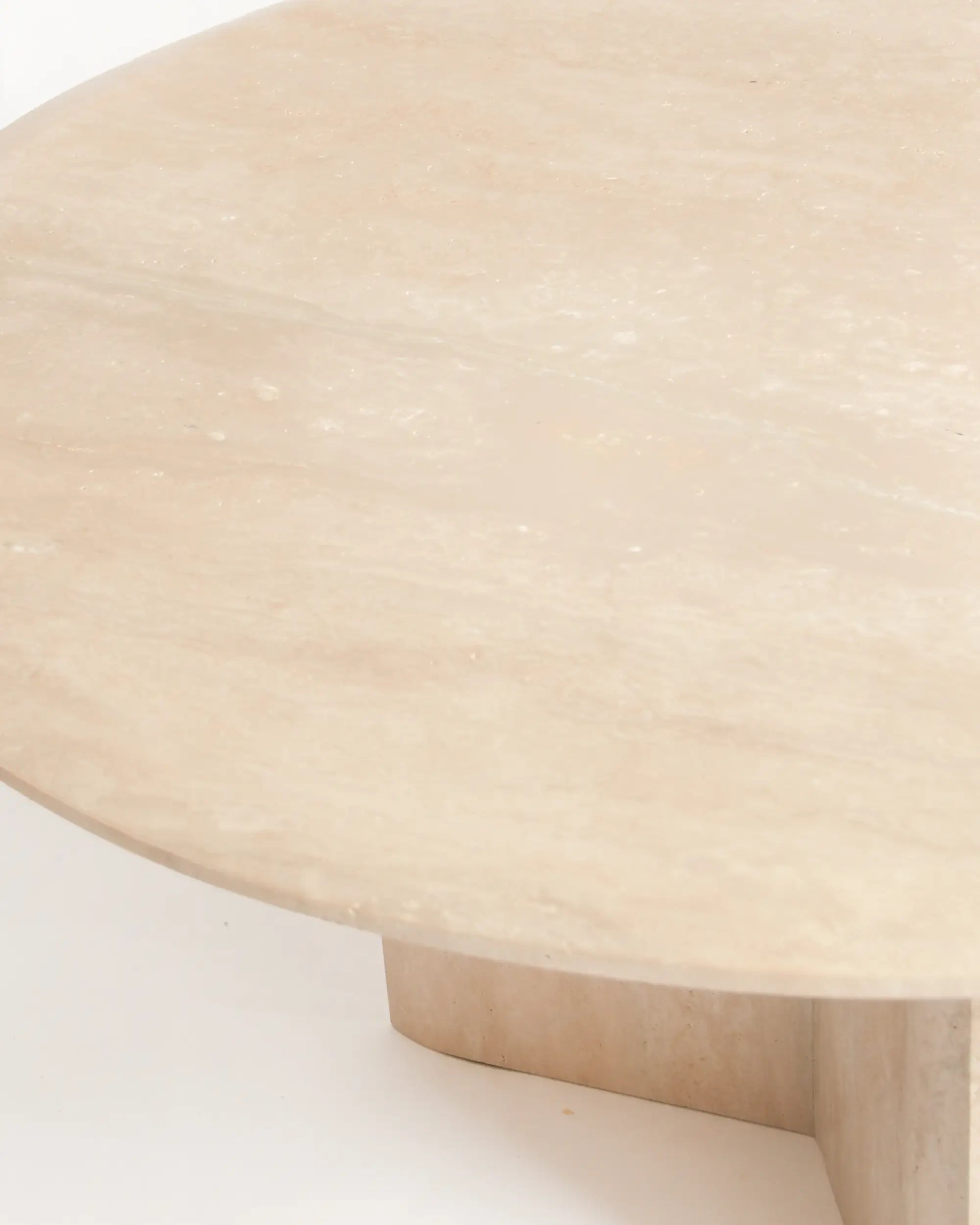 Trio Coffee Table In Beige Travertine
